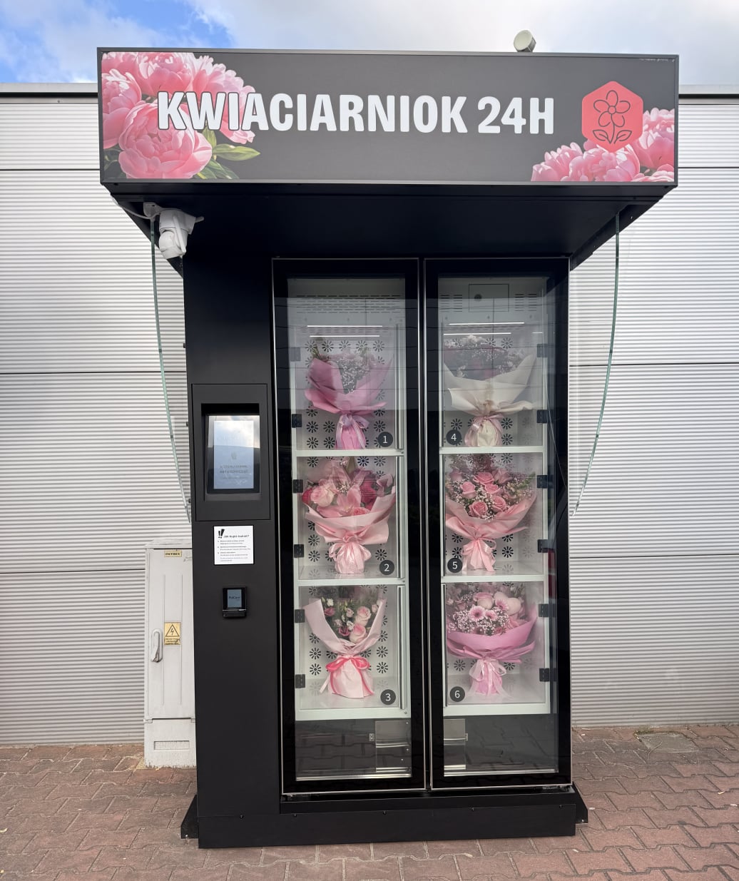 Kwiatomat Katowice Kwiaciarniok 24h